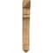 Ekena Millwork Merced Arts & Crafts Smooth Bracket, Western Red Cedar, 3 1/2"W x 14"D x 26"H BKT04X14X26MRC03SWR - alternate 4